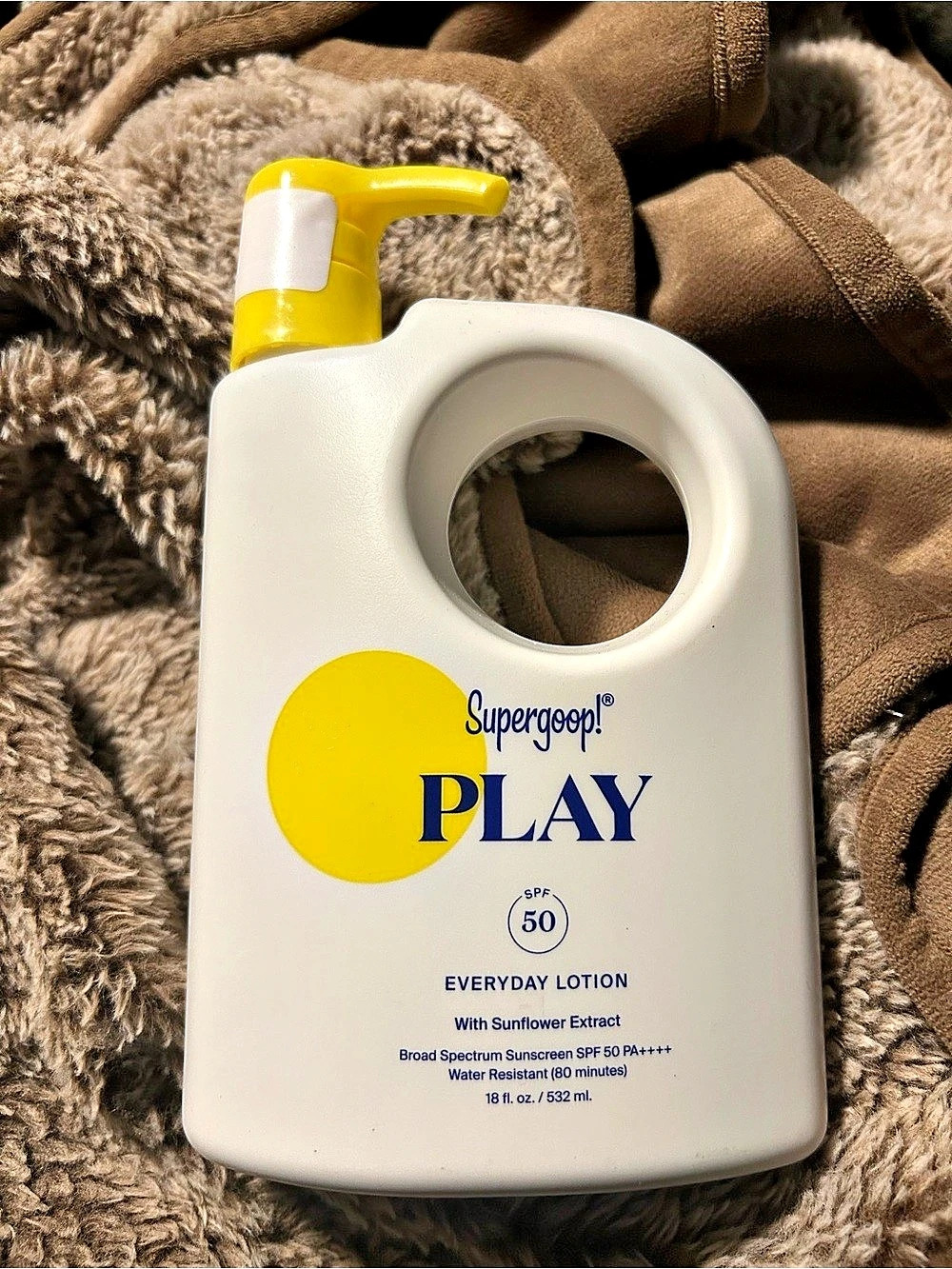 Supergoop! PLAY Everyday Lotion SPF 50 with Sunflower Extract! 18 fl oz